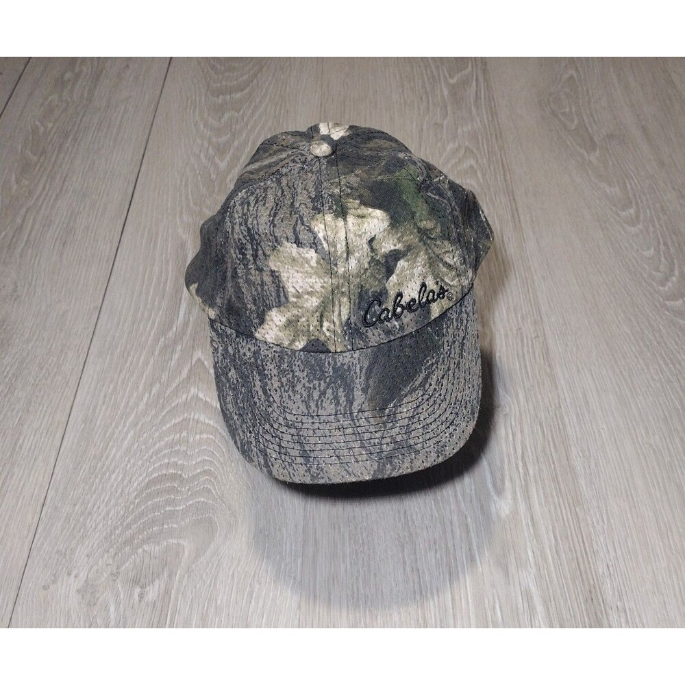 Cabela's Camo Cap - Adult Adjustable Strap Back - Mesh Breathable